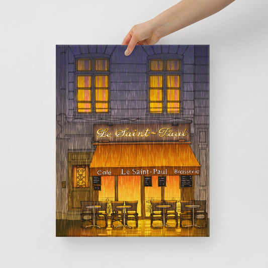 Rainy day - Canvas Art Print