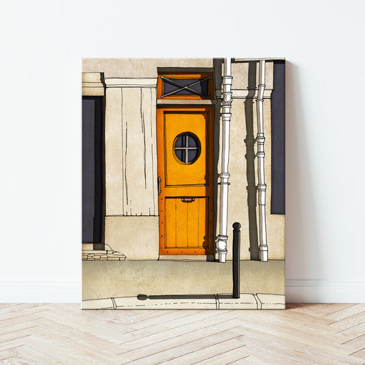 The secret door - Canvas Art Print