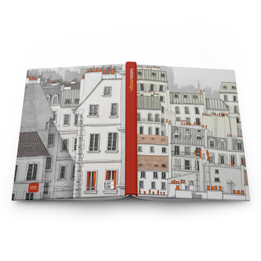 Rue St Croix & Paris Montmartre (white) - Paris Art Journal No.38