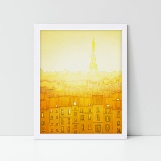 Morning hope - Framed Art Print