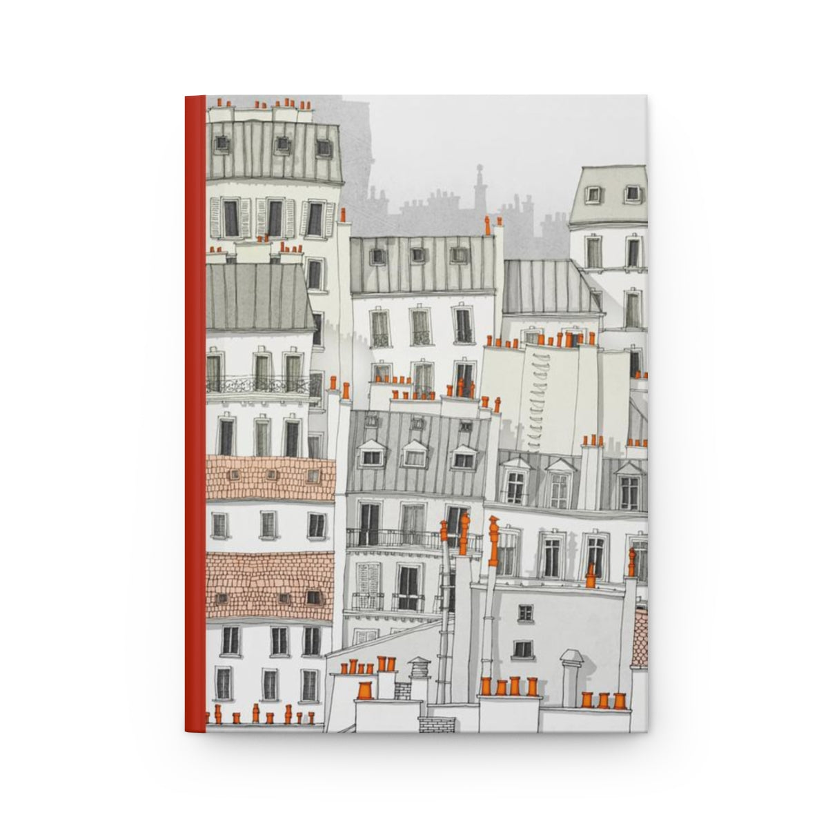 Rue St Croix & Paris Montmartre (white) - Paris Art Journal No.38