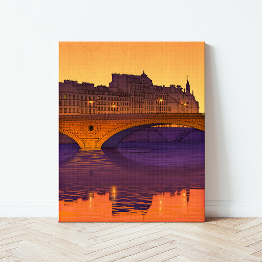 Ile Saint Louis - Canvas Art Print