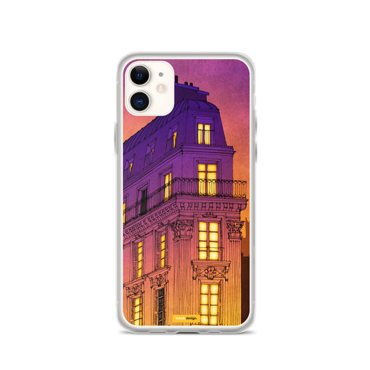 Bouleward de Magenta - Illustrated iPhone Case