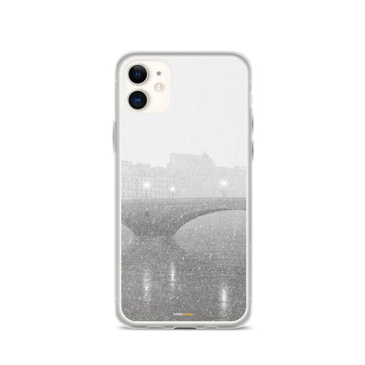 Ile Saint Louis (grey) - Illustrated iPhone Case