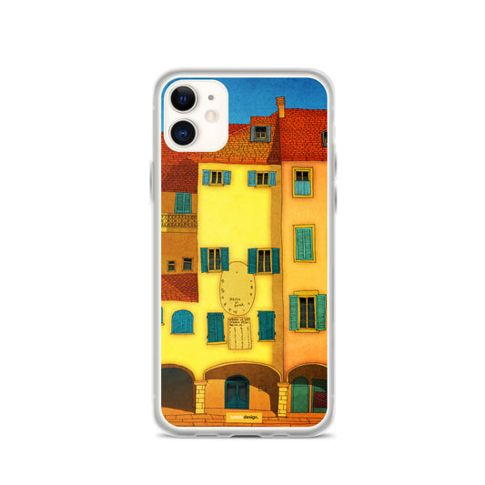 Italian facade (yellow) - Illustrated iPhone Case