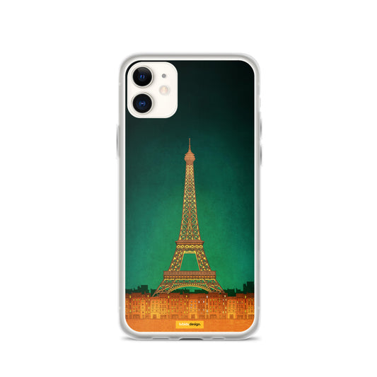 Paris by night - Illustrated iPhone Case