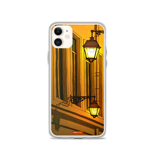 Quai St Michel (yellow) - Illustrated iPhone Case