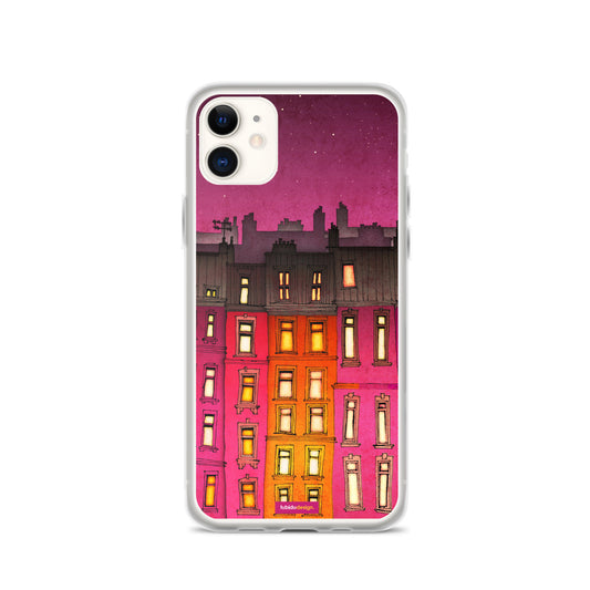 Paris Red facade - Illustrated iPhone Case