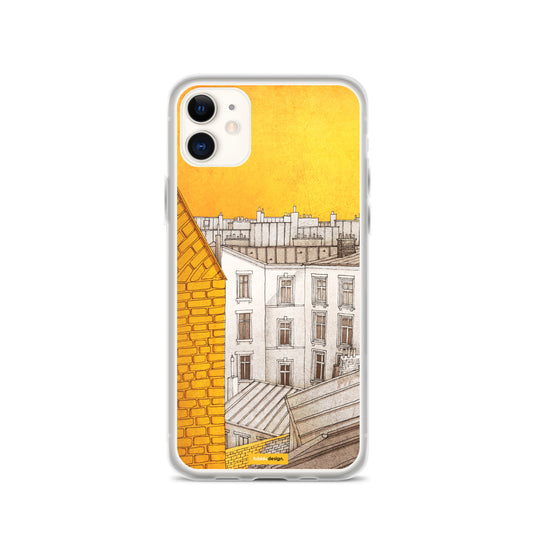 Sunny day in Paris - Illustrated iPhone Case