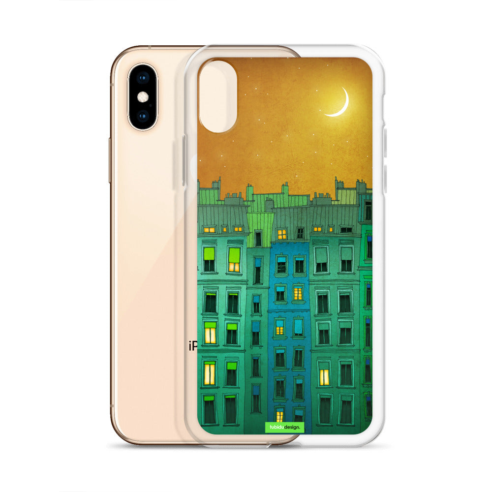 Golden night - Illustrated iPhone Case