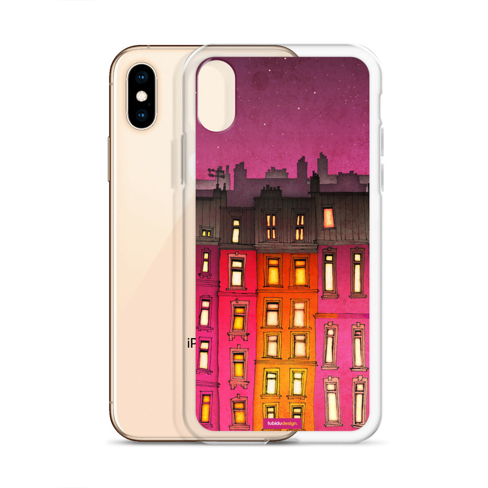 Paris Red facade - Illustrated iPhone Case