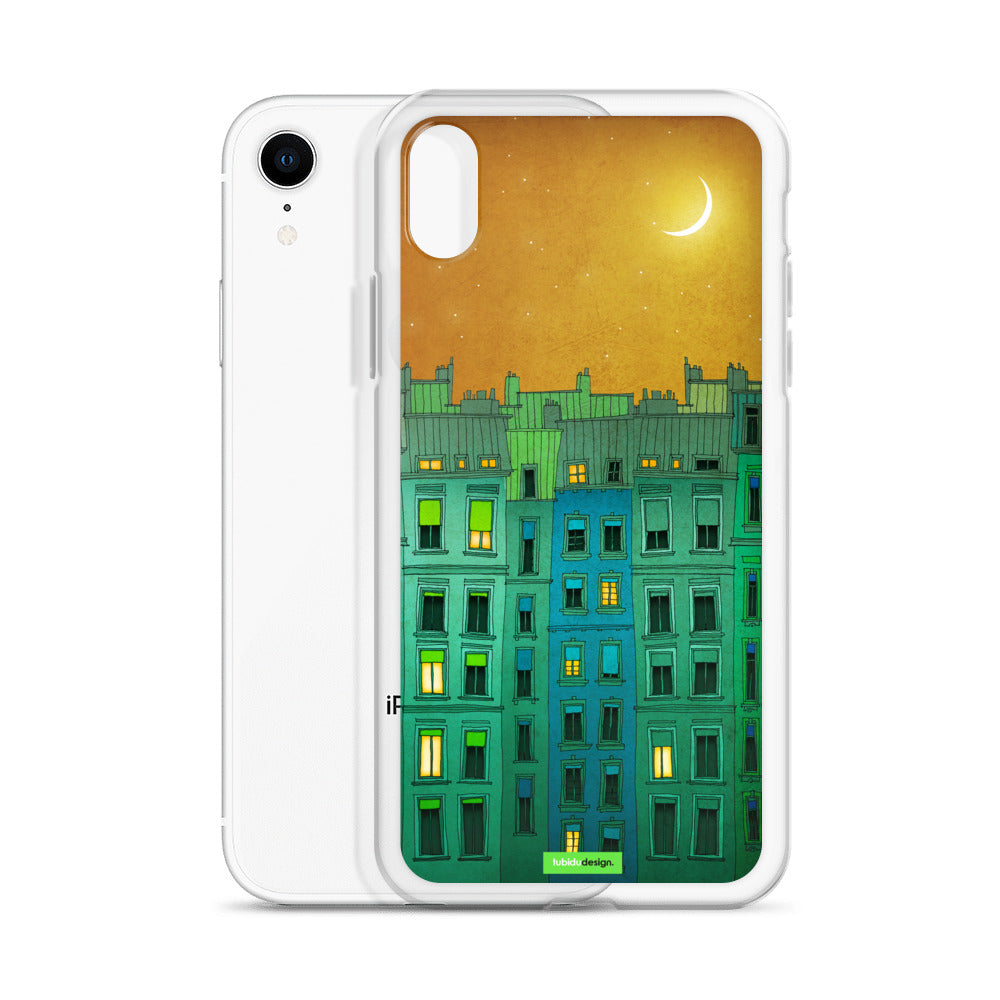 Golden night - Illustrated iPhone Case