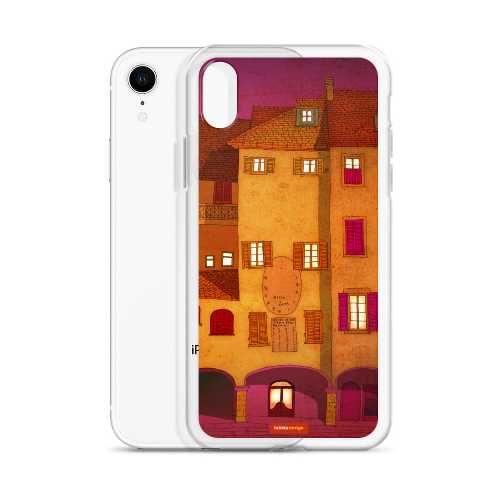 Italian facade (red) - Illustrated iPhone Case