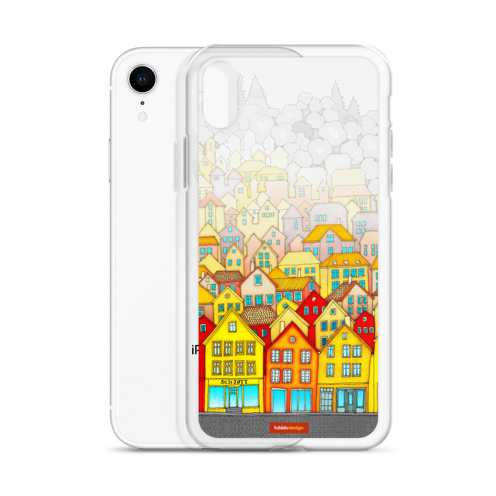 Norway, Bergen - Illustrated iPhone Case