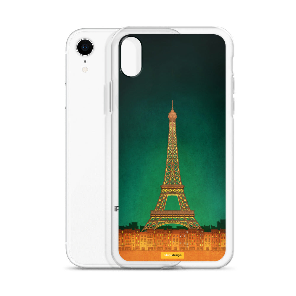 Paris by night - Illustrated iPhone Case