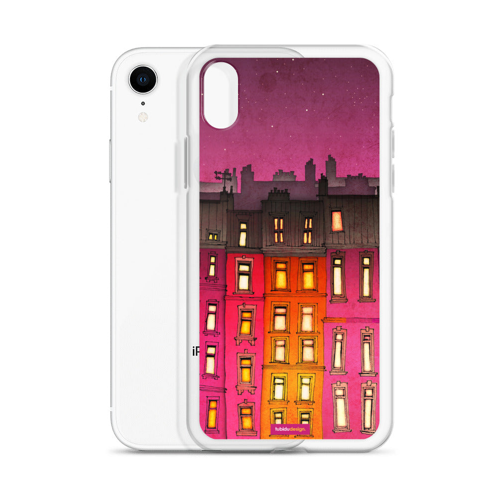 Paris Red facade - Illustrated iPhone Case