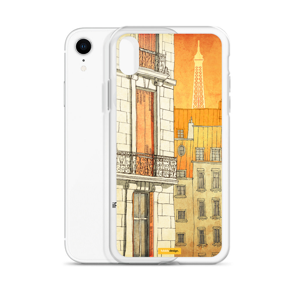 Paris windows - Illustrated iPhone Case