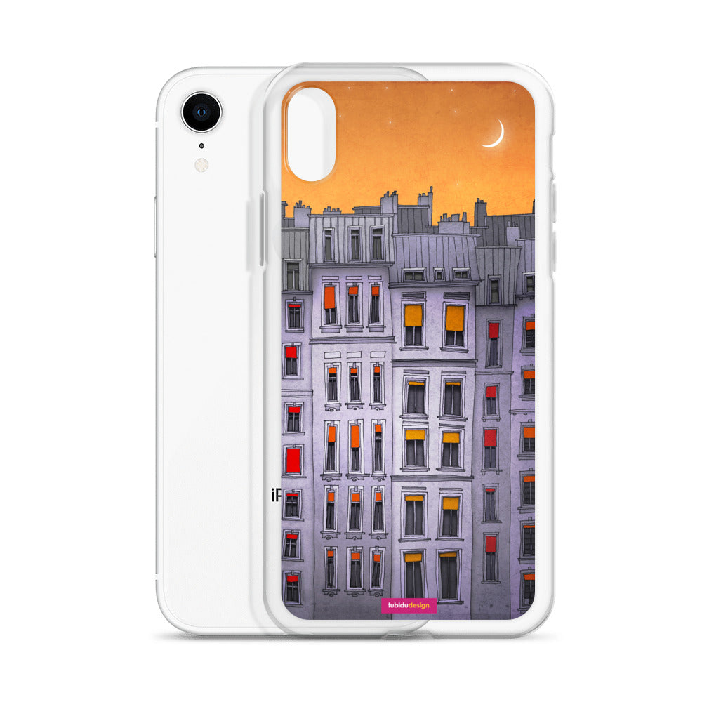 Sleepy houses - Illustrated iPhone Case
