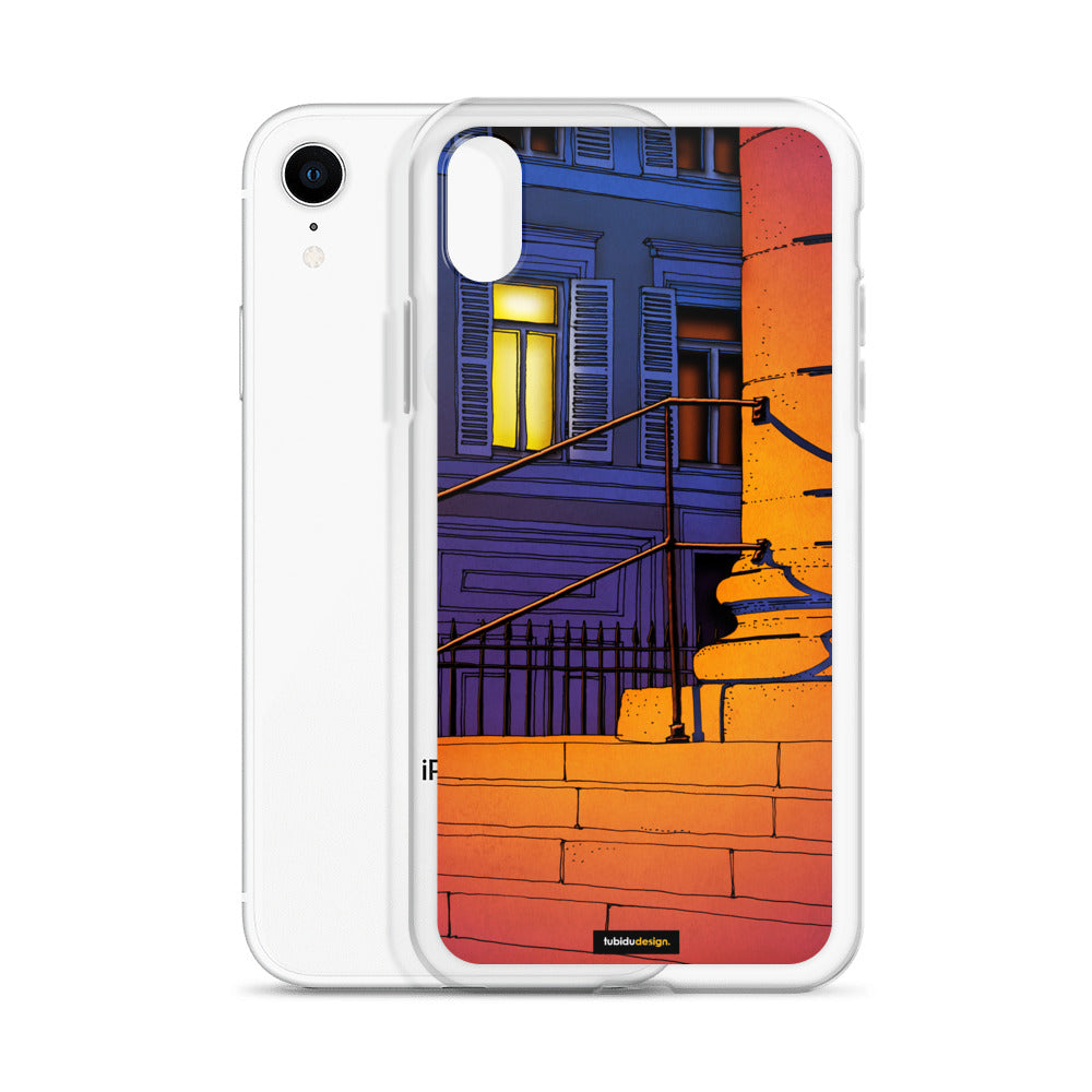 Midnight visitor - Illustrated iPhone Case
