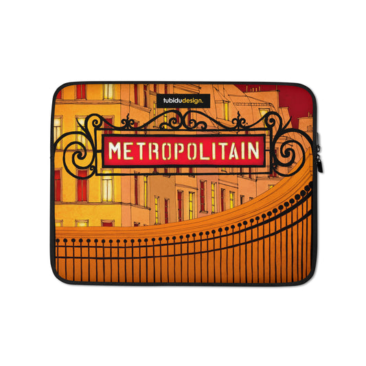 Metropolitain - Illustrated Laptop Sleeve