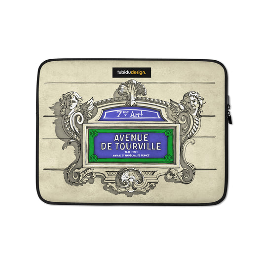Avenue de Tourville - Illustrated Laptop Sleeve