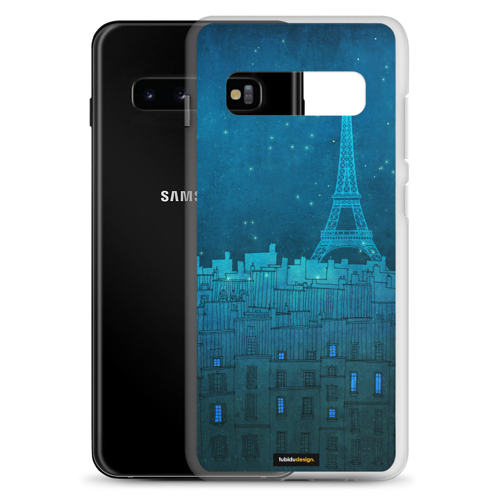 The Eiffel tower in Paris - Illustrated Samsung Phone Case
