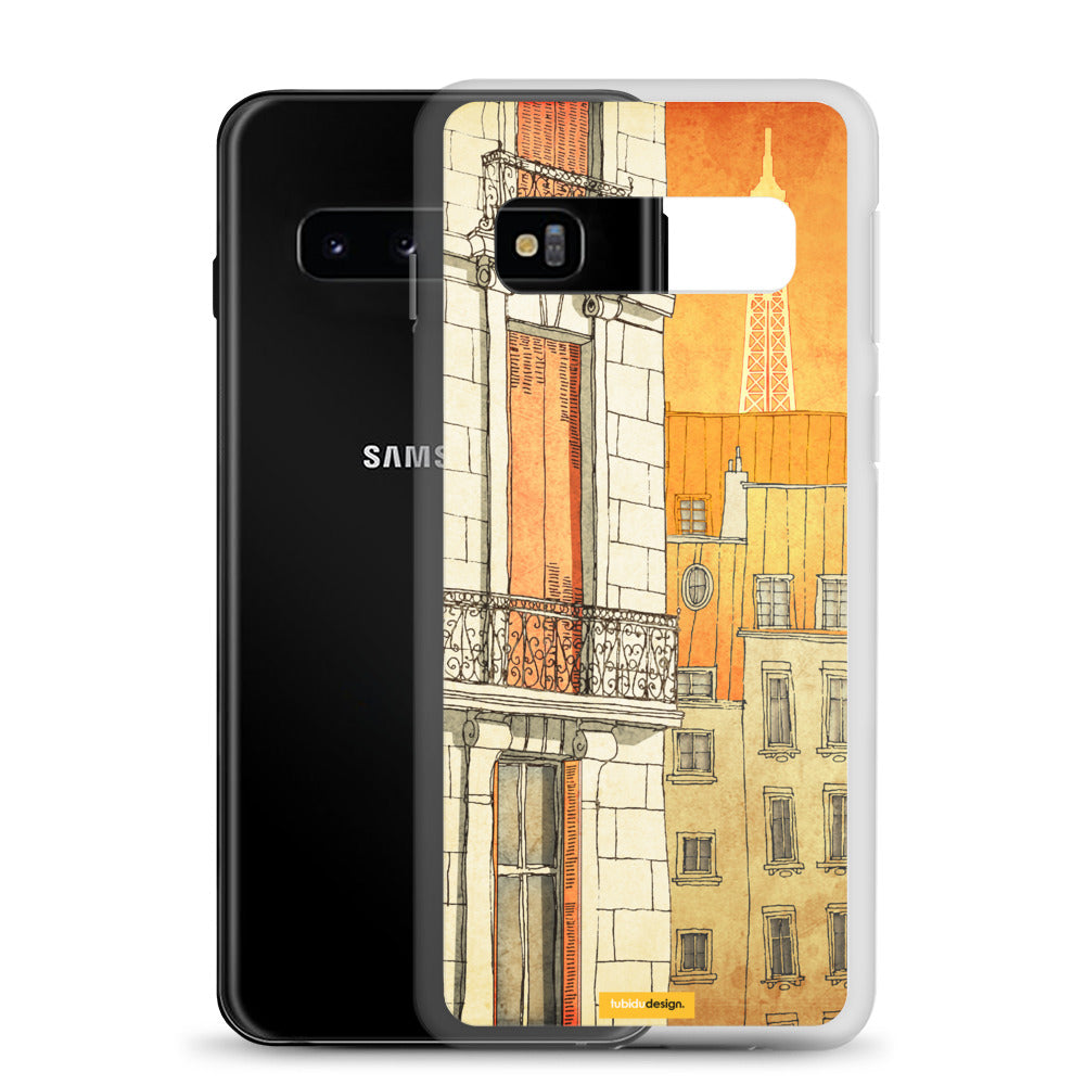 Paris windows - Illustrated Samsung Phone Case