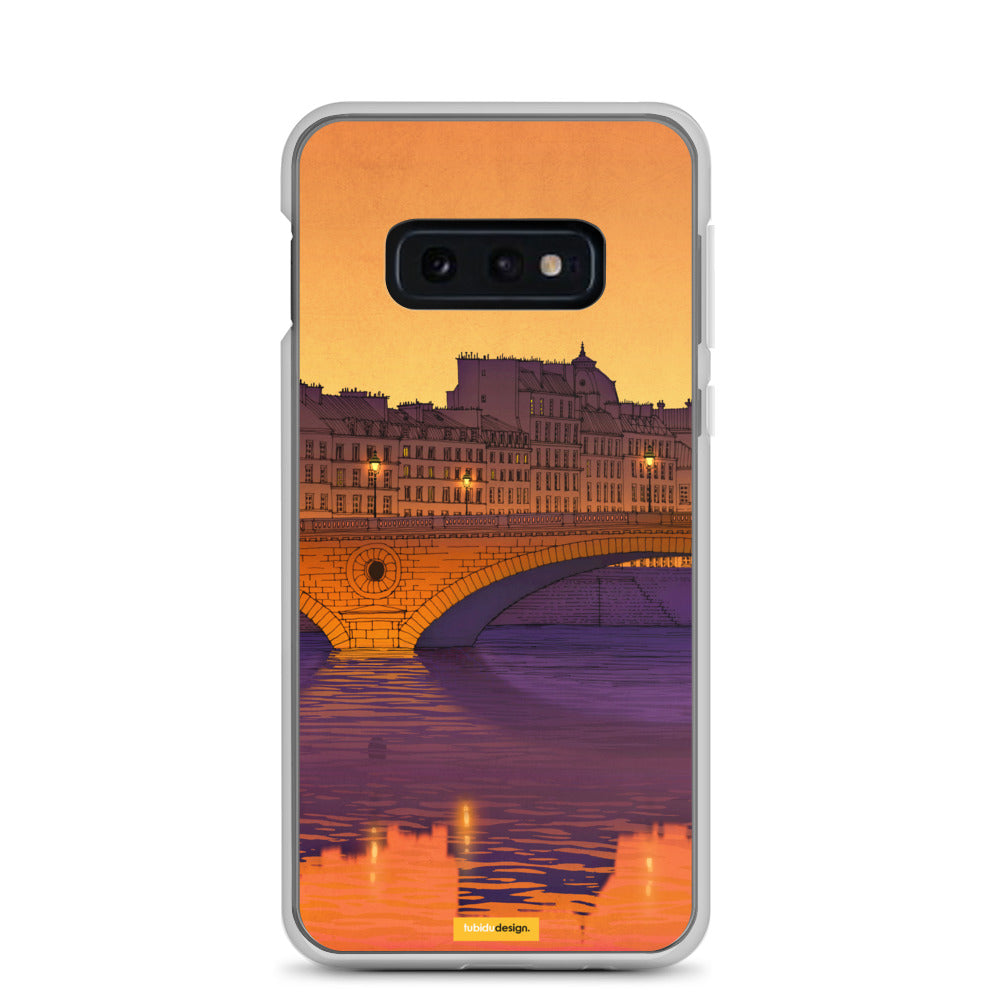 Ile Saint Louis (purple) - Illustrated Samsung Phone Case