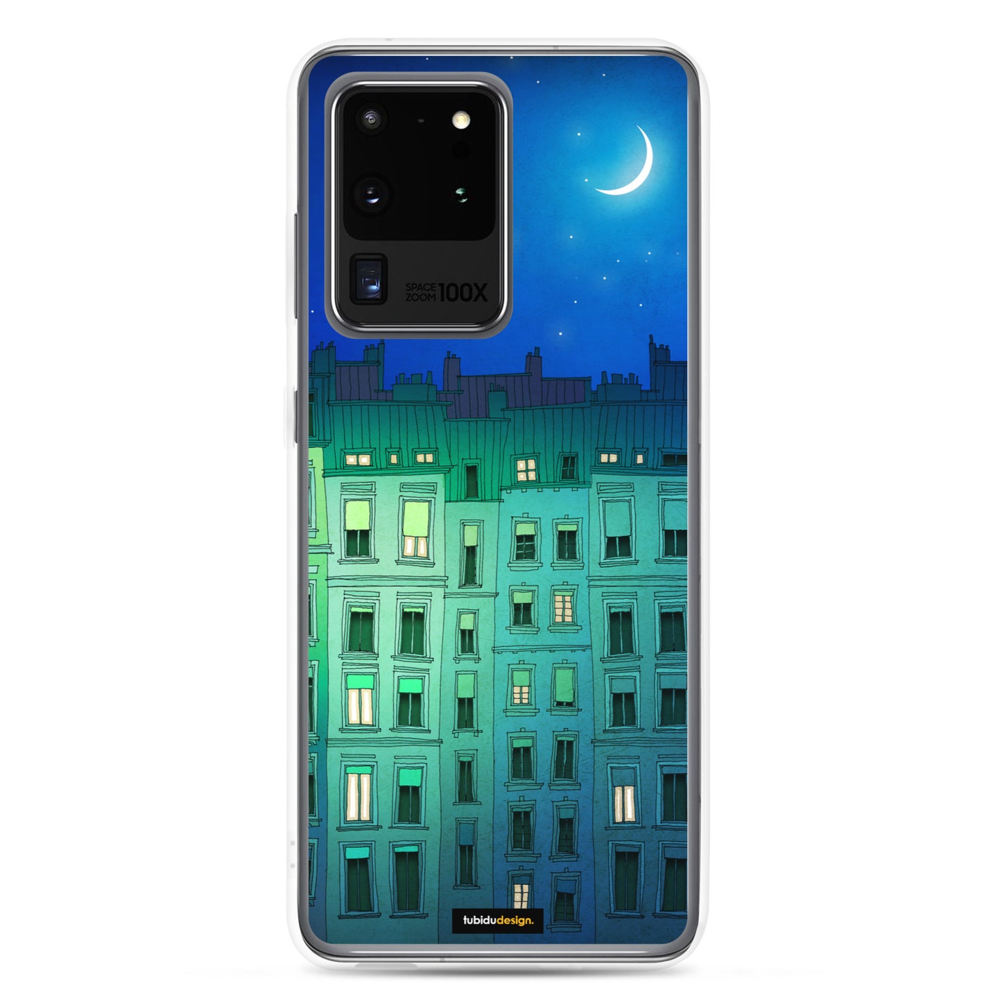 Sleepy night - Illustrated Samsung Phone Case