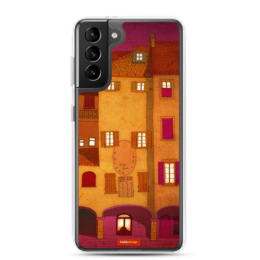 Italian facade (red) - Illustrated Samsung Phone Case