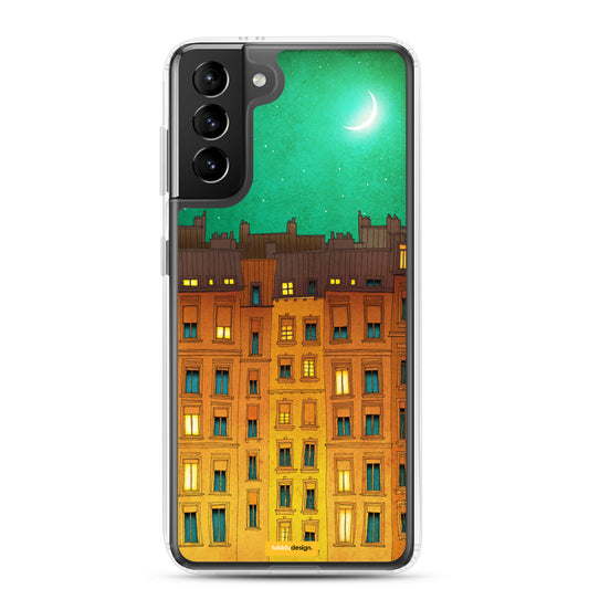 Midnight in Paris - Illustrated Samsung Phone Case