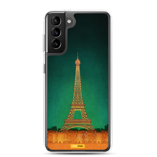 Paris by night - Illustrated Samsung Phone Case