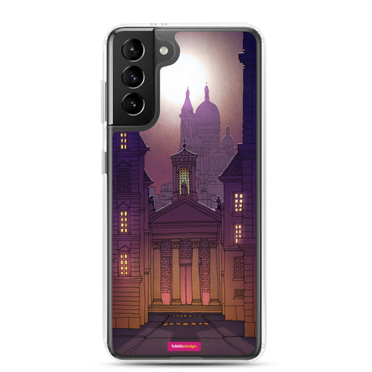 Sacre Coeur (deep purple) - Illustrated Samsung Phone Case