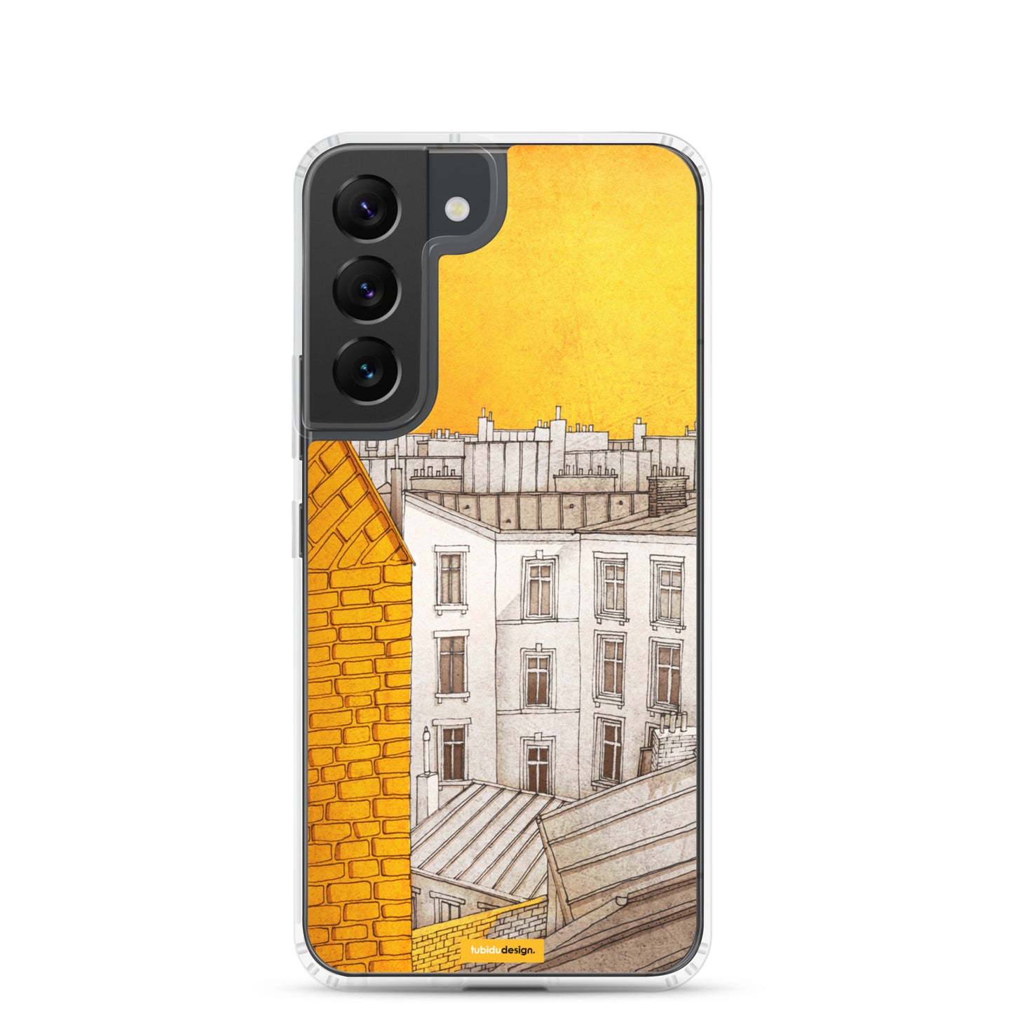 Sunny day in Paris - Illustrated Samsung Phone Case