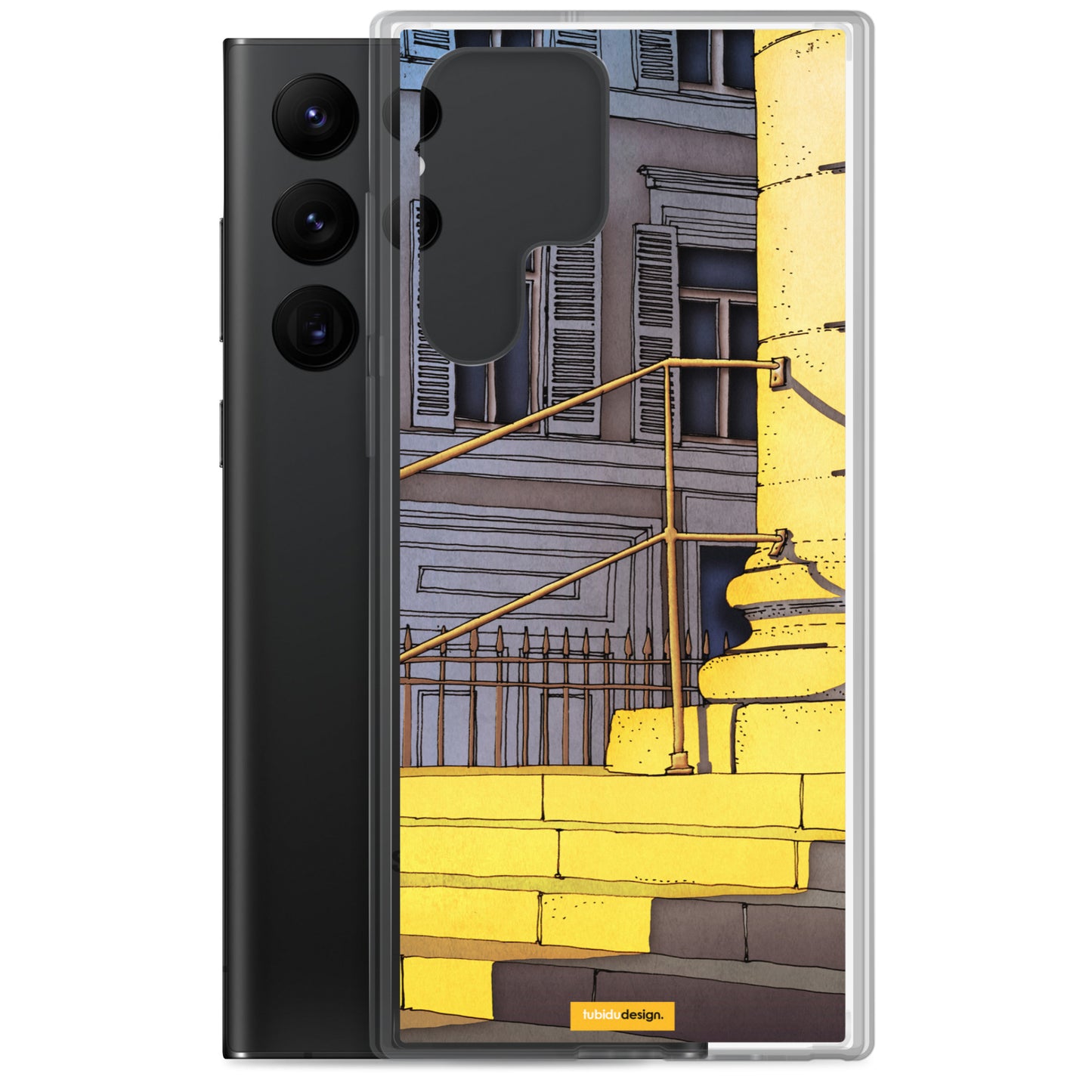 Bonjour Paris - Illustrated Samsung Phone Case