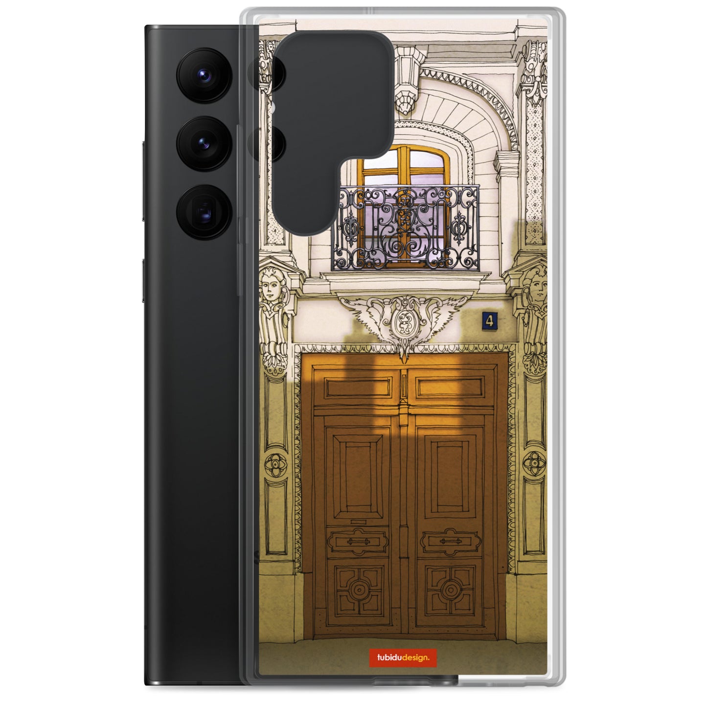 Fight for the light (brown) - Illustrated Samsung Phone Case