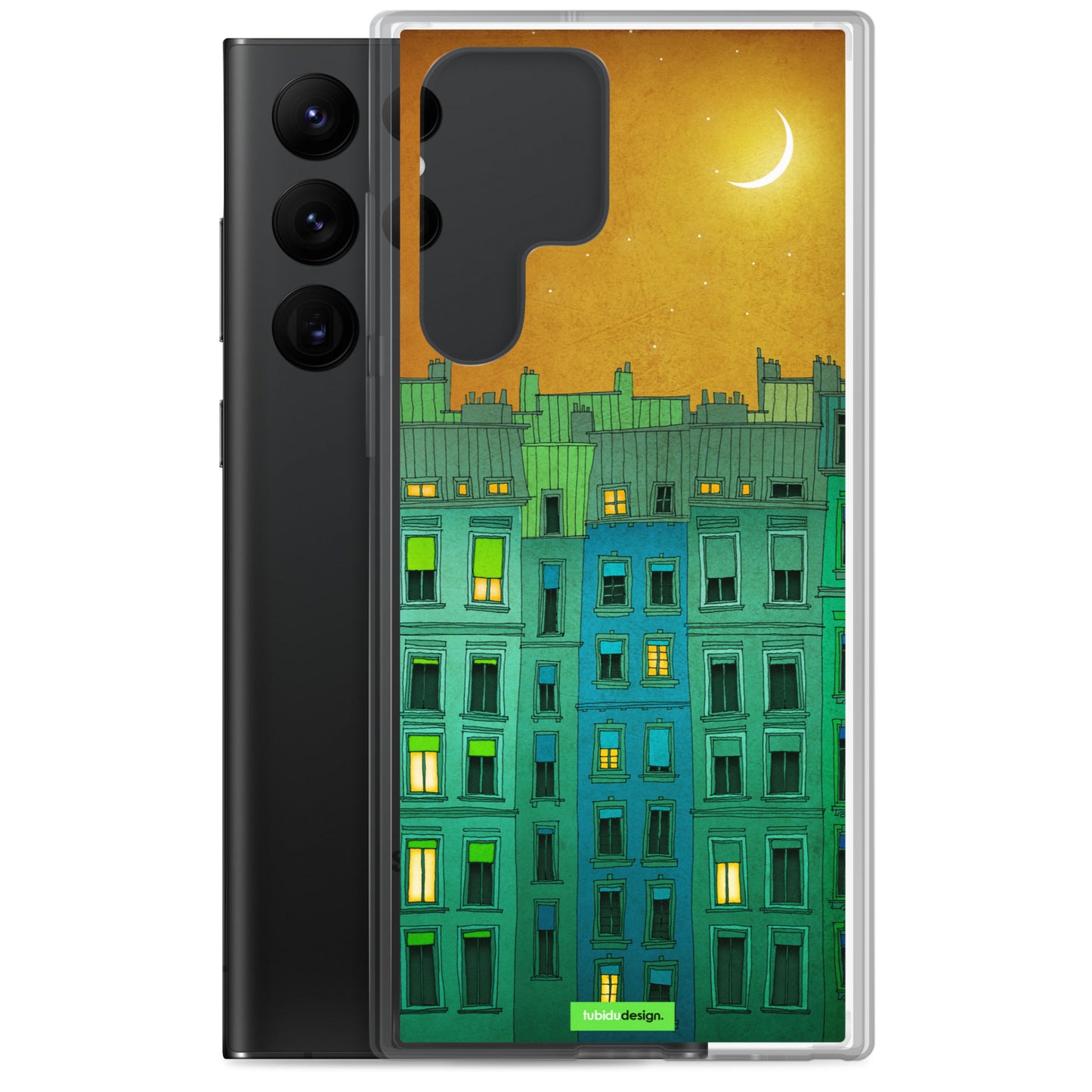 Golden Night - Illustrated Samsung Phone Case