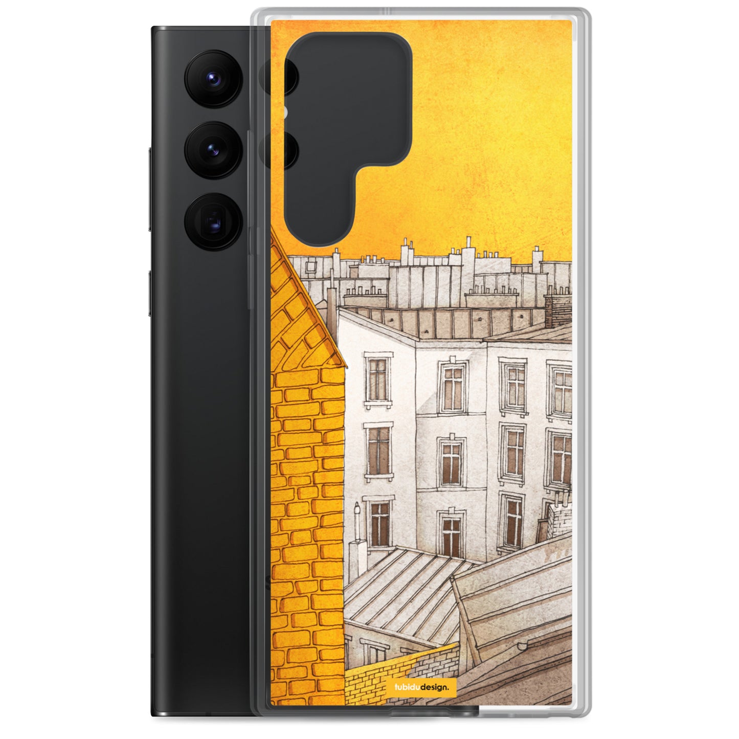 Sunny day in Paris - Illustrated Samsung Phone Case