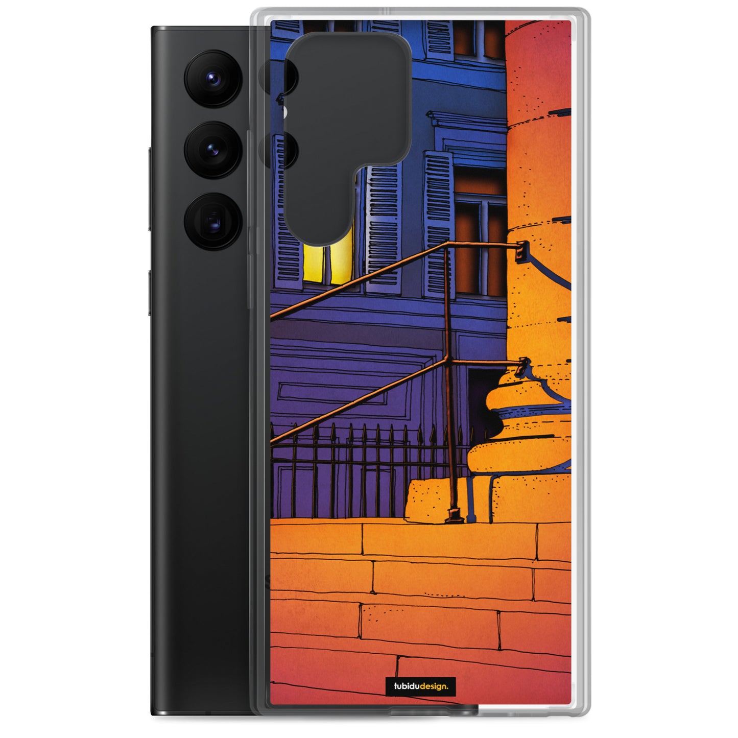Midnight visitor - Illustrated Samsung Phone Case