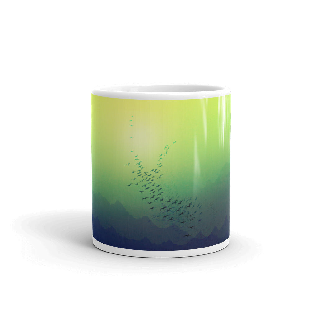 Awakening (green) - Illustrated Mug No.2