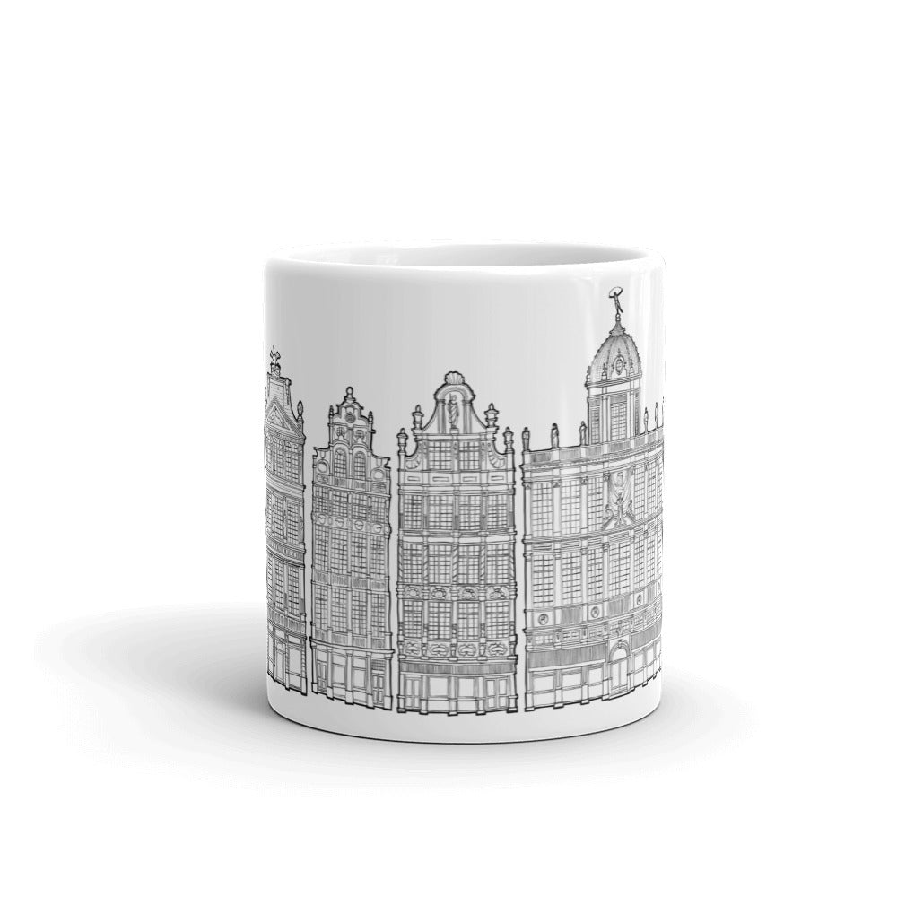 Bruxelles - Illustrated Mug No.3