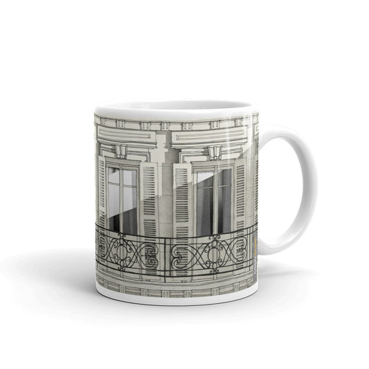 Paris balcony - Illustrated Mug No.7
