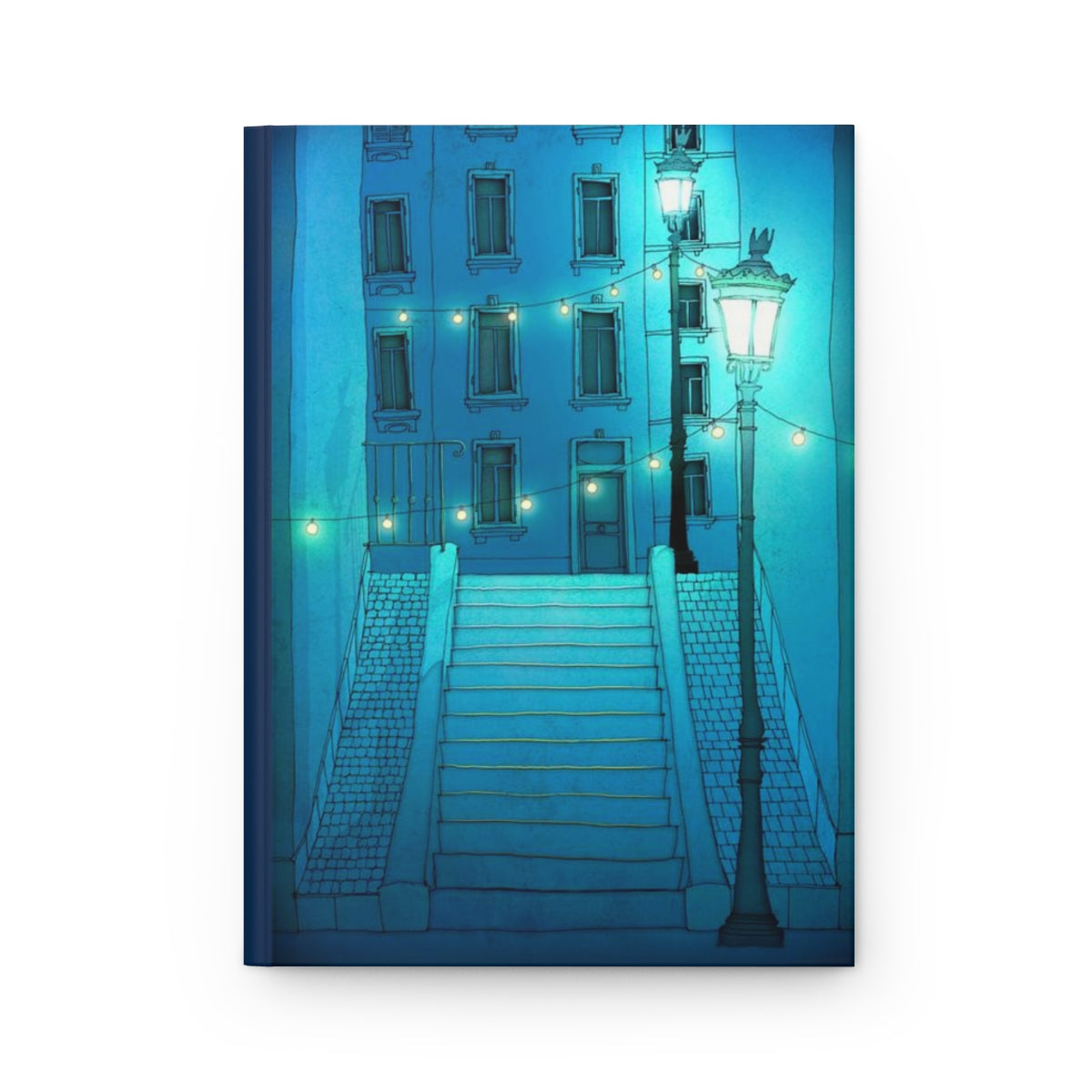 Night walking (blue) - Paris Art Journal No.21