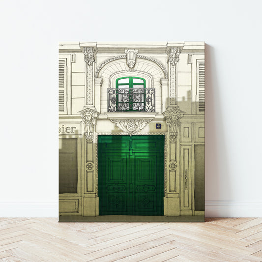 Fight for the light (green) - Canvas Art Print