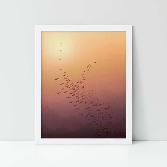 Awakening (brown) - Framed Art Print