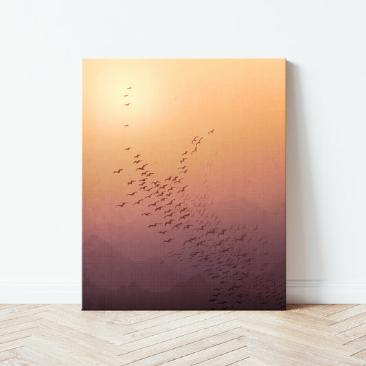 Awakening (brown) - Canvas Art Print