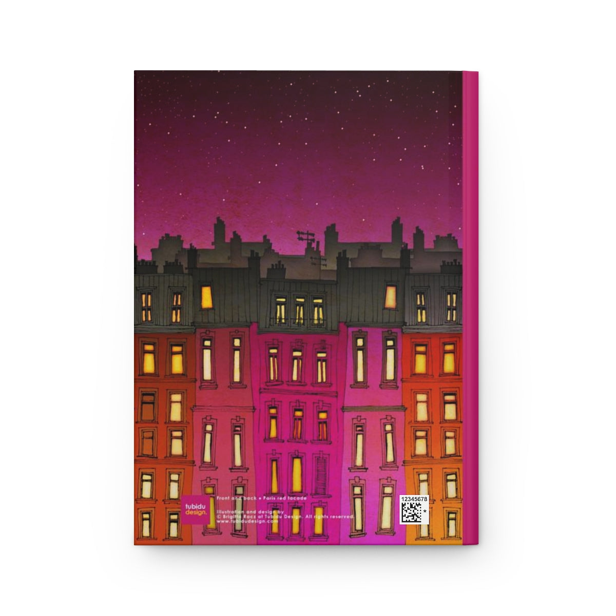 Paris Red facade - Paris Art Journal No.37