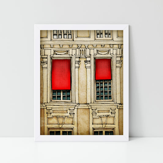 Paris Centre - Framed Art Print