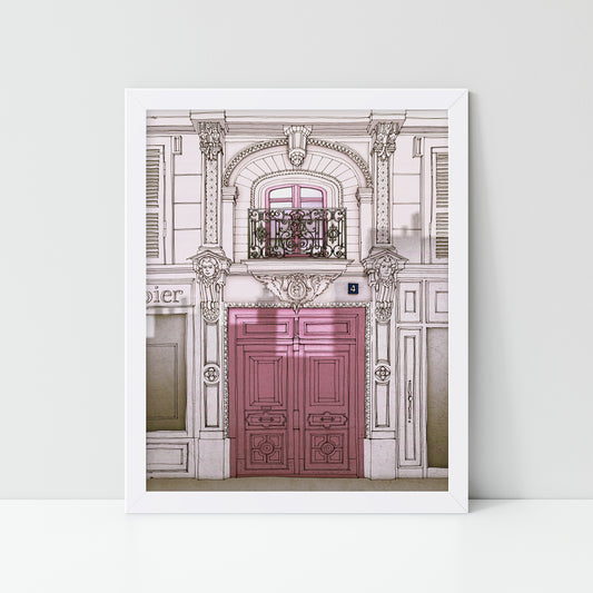 Fight for the light (rose) - Framed Art Print