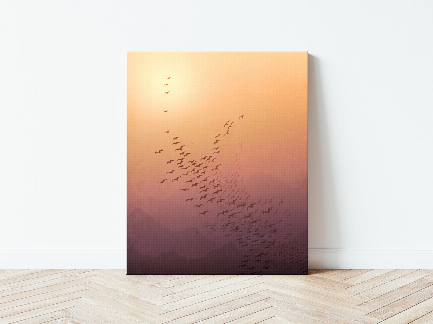 Awakening (brown) - Canvas Art Print